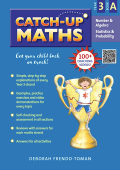 CATCH-UP MATHS NUMBER & ALGEBRA STATISTICS & PROBABILITY YEAR 3 BOOK A Cover