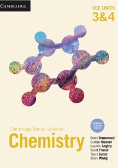 CAMBRIDGE SENIOR SCIENCE: CHEMISTRY VCE UNITS 3&4 STUDENT BOOK + EBOOK Cover