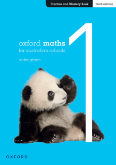 OXFORD MATHS FOR AUSTRALIAN SCHOOLS YEAR 1 PRACTICE AND MASTERY BOOK 3E Cover