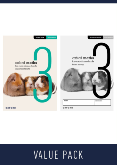 OXFORD MATHS FOR AUSTRALIAN SCHOOLS YEAR 3 VALUE PACK 3E Cover