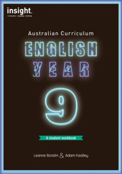 INSIGHT ENGLISH FOR THE AUSTRALIAN CURRICULUM YEAR 9 STUDENT WORKBOOK Cover