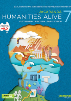 JACARANDA HUMANITIES ALIVE 7 AUSTRALIAN CURRICULUM TEXTBOOK + LEARNON 3E Cover