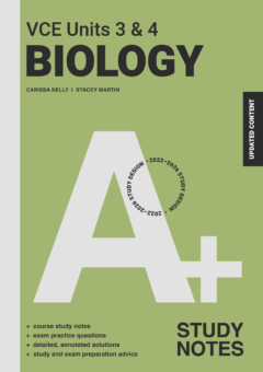 A+ BIOLOGY STUDY NOTES VCE UNITS 3&4 2E Cover