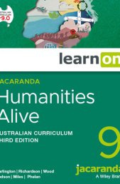 JACARANDA HUMANITIES ALIVE 9 AUSTRALIAN CURRICULUM LEARNON 3E (eBook only) Cover