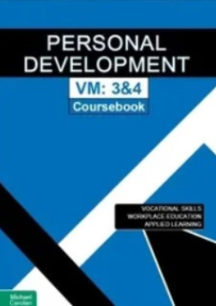 PERSONAL DEVELOPMENT VOCATIONAL MAJOR UNITS 3&4: COURSEBOOK (2024) Cover