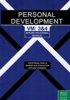 PERSONAL DEVELOPMENT SKILLS VOCATIONAL MAJOR UNITS 3&4: APPLIED VOCATIONAL BOOKLET (2024) Cover