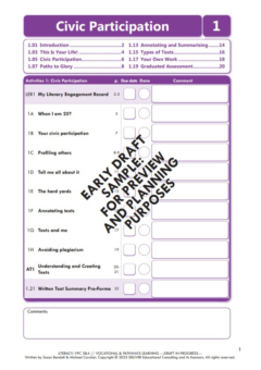 LITERACY VICTORIAN PATHWAYS CERTIFICATE UNITS 3&4: COURSEBOOK (2024)