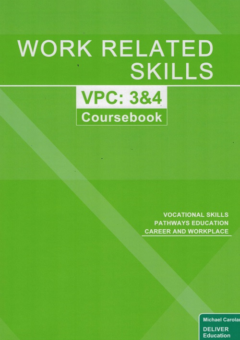 WORK RELATED SKILLS VICTORIAN PATHWAYS CERTIFICATE UNITS 3&4: COURSEBOOK (2024) Cover