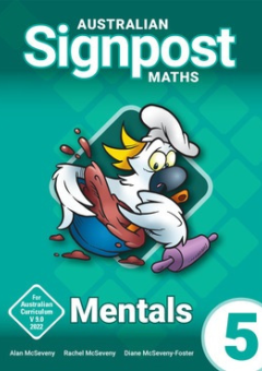 AUSTRALIAN SIGNPOST MATHS 5 MENTALS HOMEWORK BOOK 4E Cover