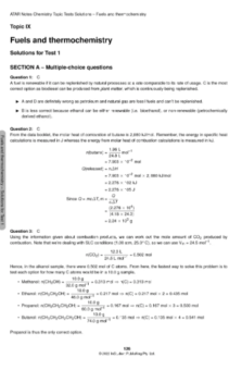 ATAR NOTES VCE CHEMISTRY UNITS 3&4 TOPIC TESTS (2024 - 2025)