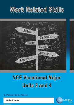 WORK RELATED SKILLS VCE VOCATIONAL MAJOR UNITS 3&4 WORKBOOK (PENNA) Cover