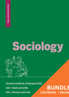 SOCIOLOGY VCE UNITS 1 AND 2 STUDENT BOOK + EBOOK 1E Cover