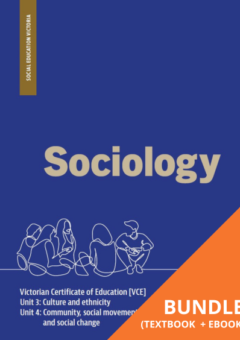 SOCIOLOGY VCE UNITS 3 AND 4 STUDENT BOOK + EBOOK 1E Cover