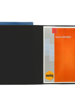 A4 DISPLAY BOOK 100 POCKETS NON REFILLABLE CLEARVIEW COVER Cover