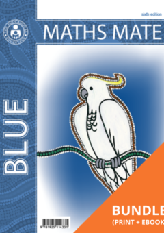 MATHS MATE 7 AC STUDENT PAD 6E (BLUE) PRINT + EBOOK Cover