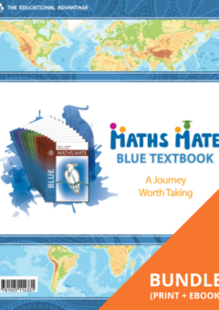 MATHS MATE BLUE TEXTBOOK: YEAR 7 PRINT + EBOOK Cover