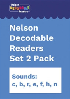 NELSON DECODABLE READERS SET 2 PACK X 20 (SOUNDS: C, B, R, E, F, H, N.) Cover