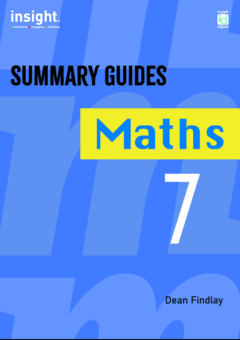 INSIGHT SUMMARY GUIDES: MATHS YEAR 7 Cover