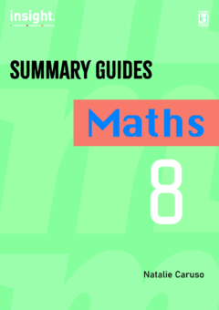 INSIGHT SUMMARY GUIDES: MATHS YEAR 8 Cover