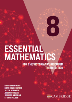 CAMBRIDGE ESSENTIAL MATHEMATICS FOR THE VICTORIAN CURRICULUM YEAR 8 TEXTBOOK + EBOOK 3E Cover