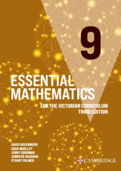 CAMBRIDGE ESSENTIAL MATHEMATICS FOR THE VICTORIAN CURRICULUM YEAR 9 TEXTBOOK + EBOOK 3E Cover
