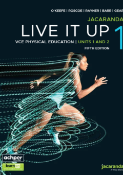 JACARANDA LIVE IT UP 1 VCE PHYSICAL EDUCATION UNITS 1&2 PRINT & LEARNON EBOOK 5E Cover