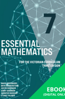 CAMBRIDGE ESSENTIAL MATHEMATICS FOR THE VICTORIAN CURRICULUM YEAR 7 EBOOK 3E (eBook only) Cover