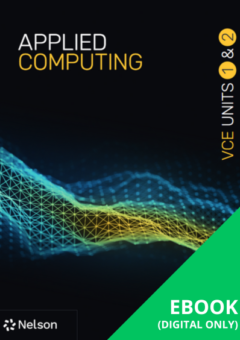 NELSON APPLIED COMPUTING VCE UNITS 1&2 STUDENT EBOOK + MINDTAP 8E (eBook only) Cover