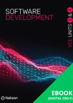NELSON SOFTWARE DEVELOPMENT VCE UNITS 3&4 STUDENT EBOOK + MINDTAP 2E (eBook only) Cover