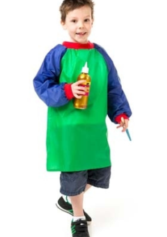 ART SMOCK WATERPROOF KIDS 80CM LONG SLEEVE