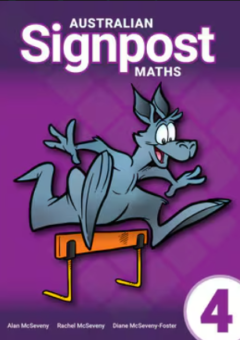 AUSTRALIAN SIGNPOST MATHS 4 STUDENT ACTIVITY BOOK 4E Cover