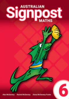 AUSTRALIAN SIGNPOST MATHS 6 STUDENT ACTIVITY BOOK 4E Cover