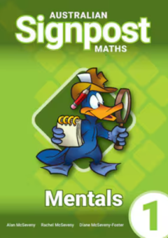AUSTRALIAN SIGNPOST MATHS 1 MENTALS HOMEWORK BOOK 4E Cover
