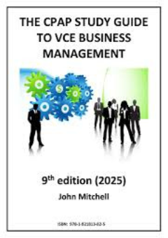 THE CPAP STUDY GUIDE TO VCE BUSINESS MANAGEMENT STUDENT BOOK 9E Cover