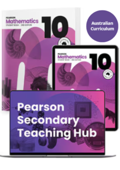 PEARSON MATHEMATICS 10 AC 9.0 STUDENT BOOK + EBOOK 3E Cover
