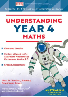 UNDERSTANDING MATHS YEAR 4 (AUSTRALIAN CURRICULUM EDITION 2025) Cover