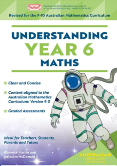 UNDERSTANDING MATHS YEAR 6 (AUSTRALIAN CURRICULUM EDITION 2025) Cover