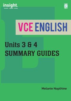 INSIGHT VCE SUMMARY GUIDES: VCE ENGLISH UNITS 3&4 ASSESSMENT Cover
