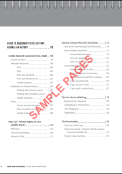 WAR AND UPHEAVEL STUDY AND EXAM GUIDE FOR VCE AUSTRALIAN HISTORY HTAV