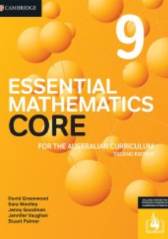 CAMBRIDGE ESSENTIAL MATHEMATICS CORE FOR THE AUSTRALIAN CURRICULUM YEAR 9 STUDENT BOOK + EBOOK 2E Cover
