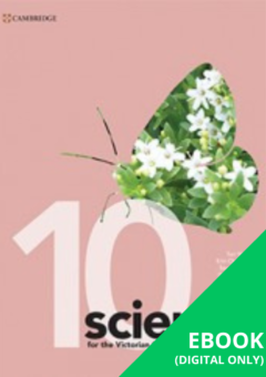 CAMBRIDGE SCIENCE FOR VICTORIAN CURRICULUM YEAR 10 EBOOK 2E (eBook only) Cover