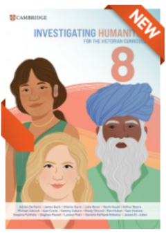 INVESTIGATING HUMANITIES FOR THE VICTORIAN CURRICULUM 8 STUDENT BOOK + EBOOK Cover