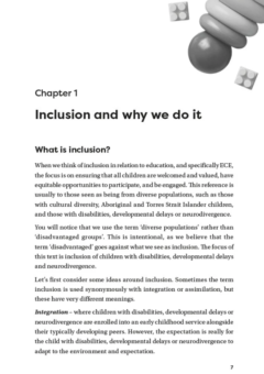 THE INCLUSIVE EARLY CHILDHOOD EDUCATOR