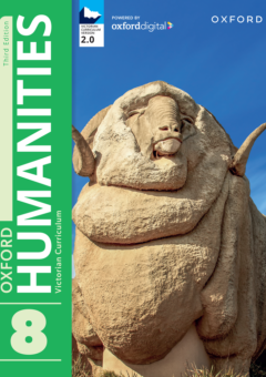 OXFORD HUMANITIES 8 VICTORIAN CURRICULUM STUDENT BOOK + ESSENTIAL DIGITAL ACCESS 3E Cover