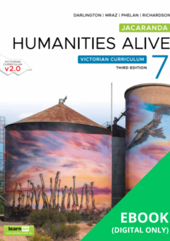 JACARANDA HUMANITIES ALIVE 7 VICTORIAN CURRICULUM LEARNON 3E (eBook only) Cover