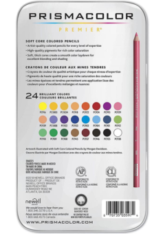 24 PRISMACOLOUR PENCILS