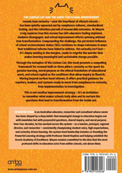 Lilydale Books | THE CURIOUS CAT AND THE QUEST FOR SCHOOL IMPROVEMENT