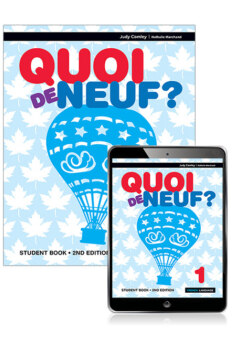 QUOI DE NEUF? 1 STUDENT BOOK + EBOOK 2E Cover