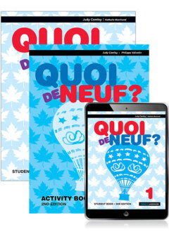 QUOI DE NEUF? 1 STUDENT BOOK + EBOOK + ACTIVITY BOOK 2E Cover