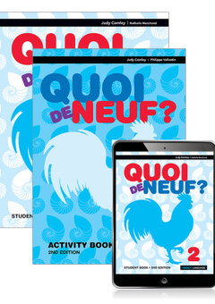 QUOI DE NEUF? 2 STUDENT BOOK + EBOOK + ACTIVITY BOOK 2E Cover